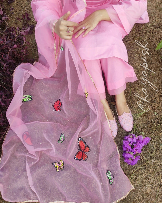 Butter Fly Paradise Suit Hayaposh India.