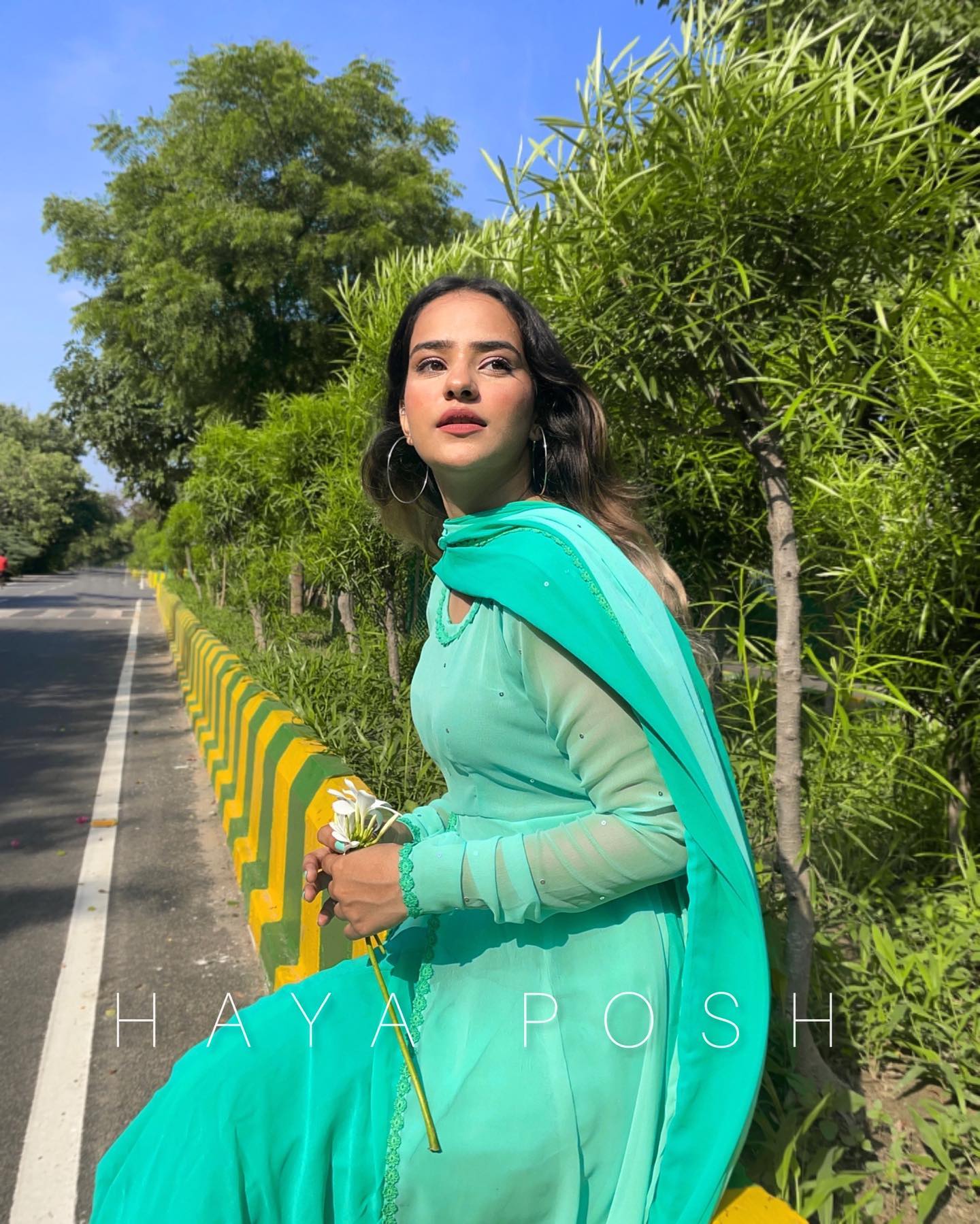 Ombre Layers Anarkali Hayaposh India.