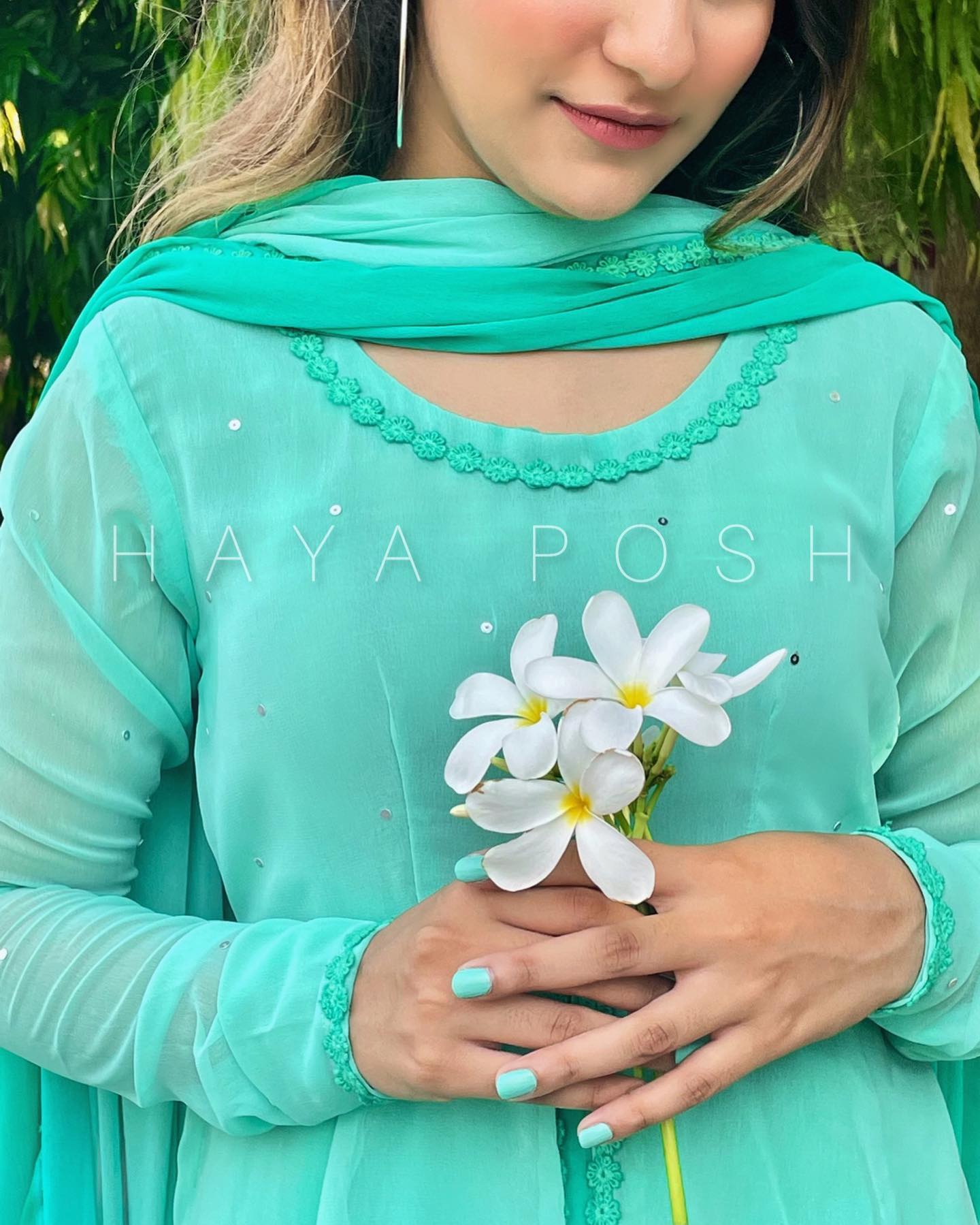 Ombre Layers Anarkali Hayaposh India.