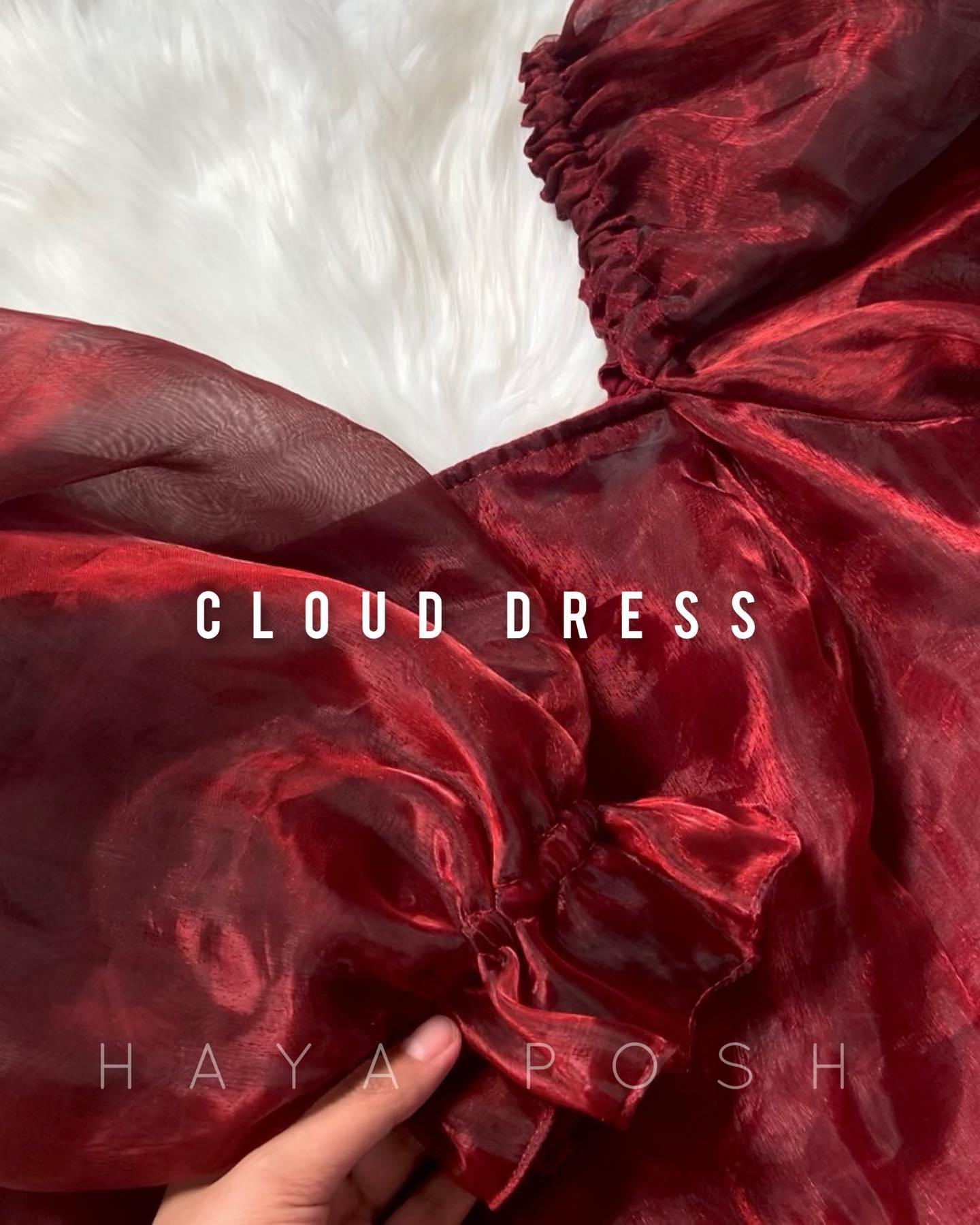 Cloud Dress Gown Hayaposh India.