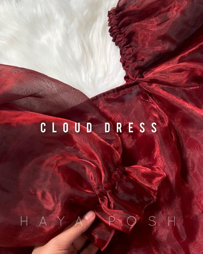 Cloud Dress Gown Hayaposh India.