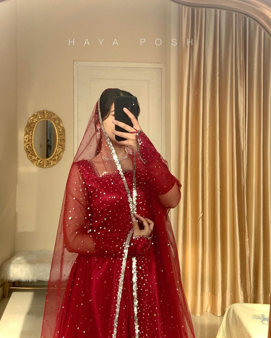 Red Moon Lehenga Lehenga Hayaposh India.