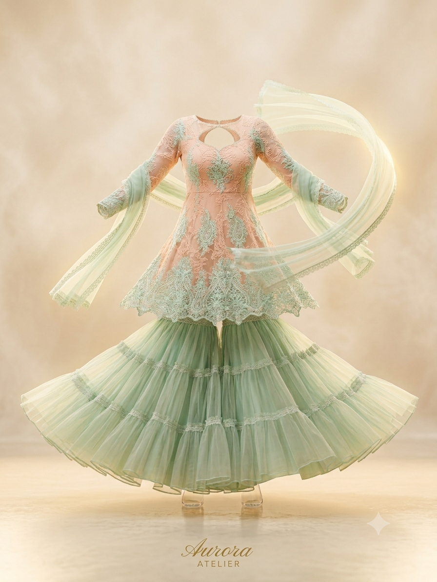 Musk gharara set