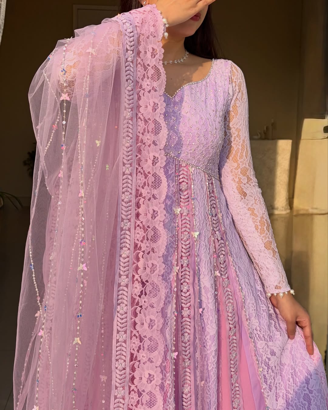 Rapunzel Anarkali Set