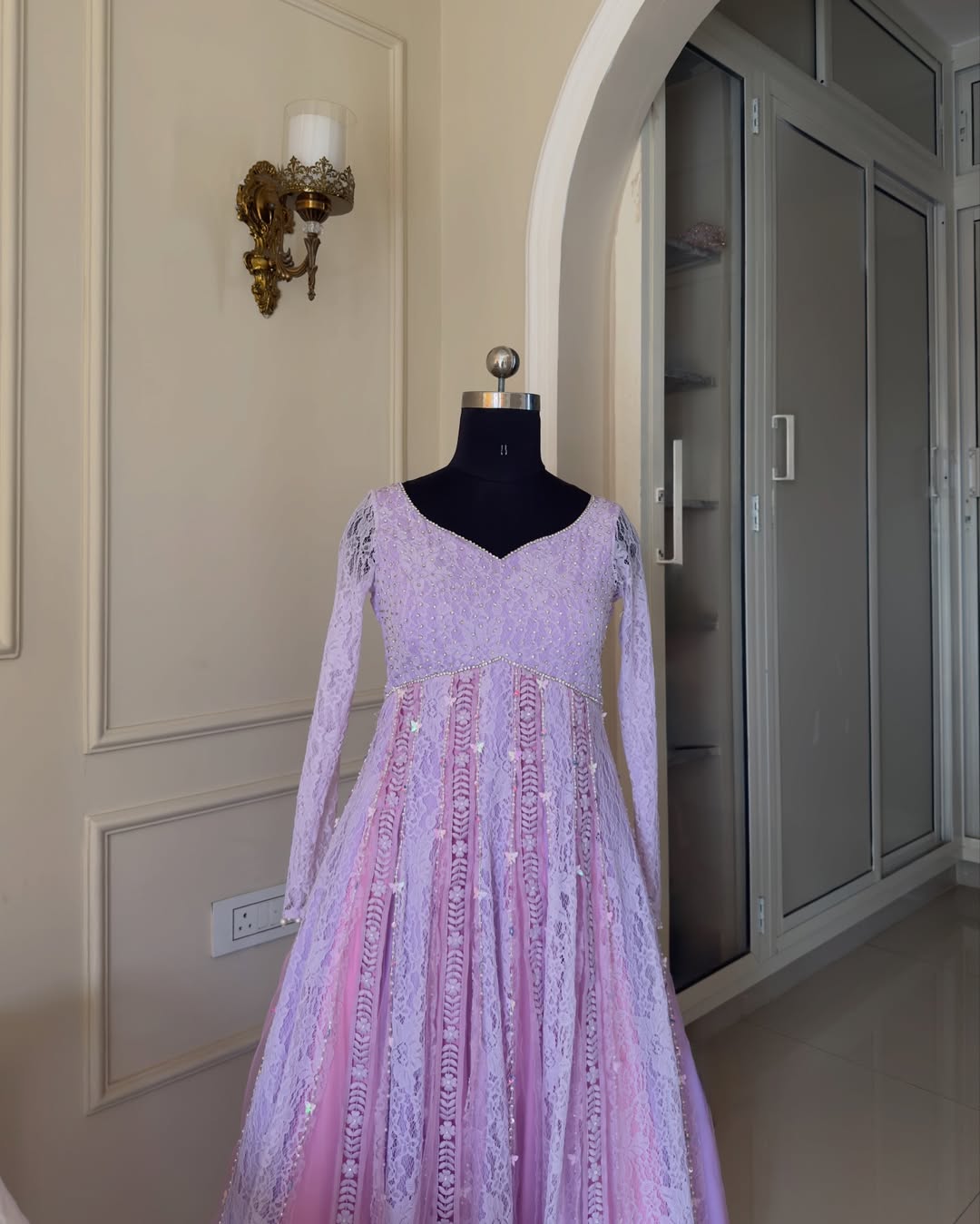 Rapunzel Anarkali Set