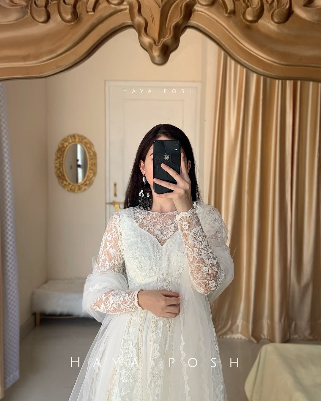 Lacy Anarkali Set Anarkali Hayaposh India.