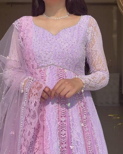 Rapunzel Anarkali Set